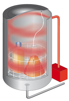 Systec autoclave steam